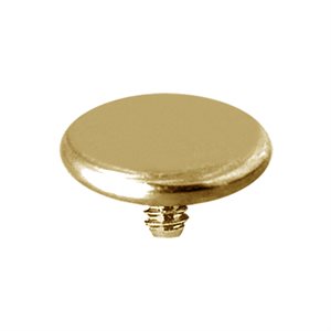 24k gold plated titanium internal disc