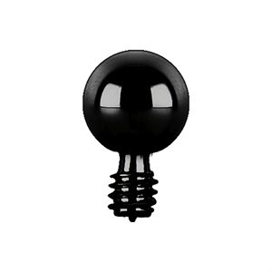 Black titanium internal spare replacement ball