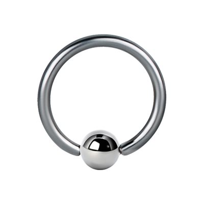 Fixed ball closure ring