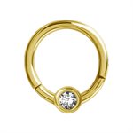 24k gold plated jewelled clicker