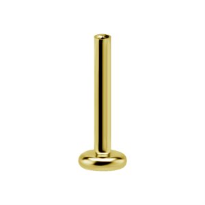 24k gold plated titanium internal threadless (tl) labret pin
