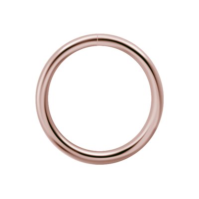 18k rose gold continious ring